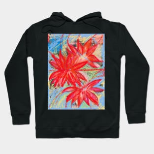 Red lotuses reflected Hoodie